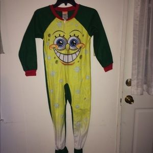 kids spongebob pajamas on poshmark